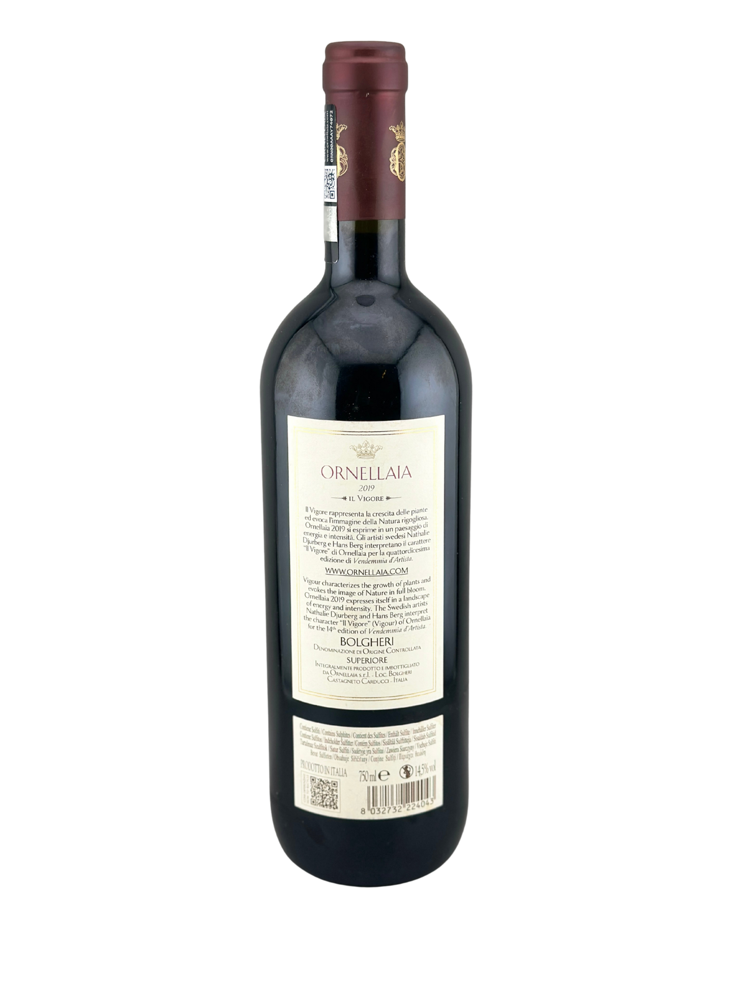 Tenuta dell'Ornellaia, Ornellaia Il Vigore Etichetta d'Artista 2019