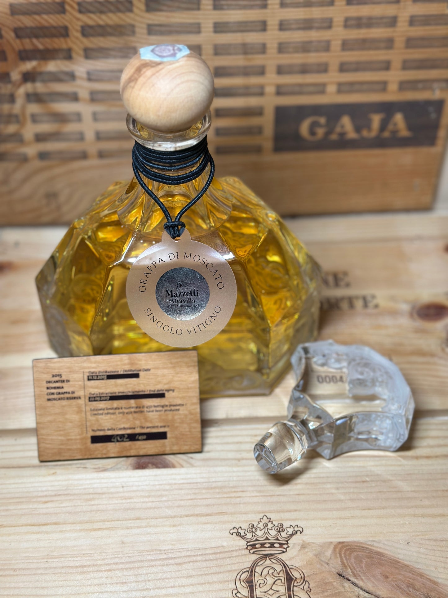 Mazzetti d'Altavilla, Grappa di Moscato 2015
