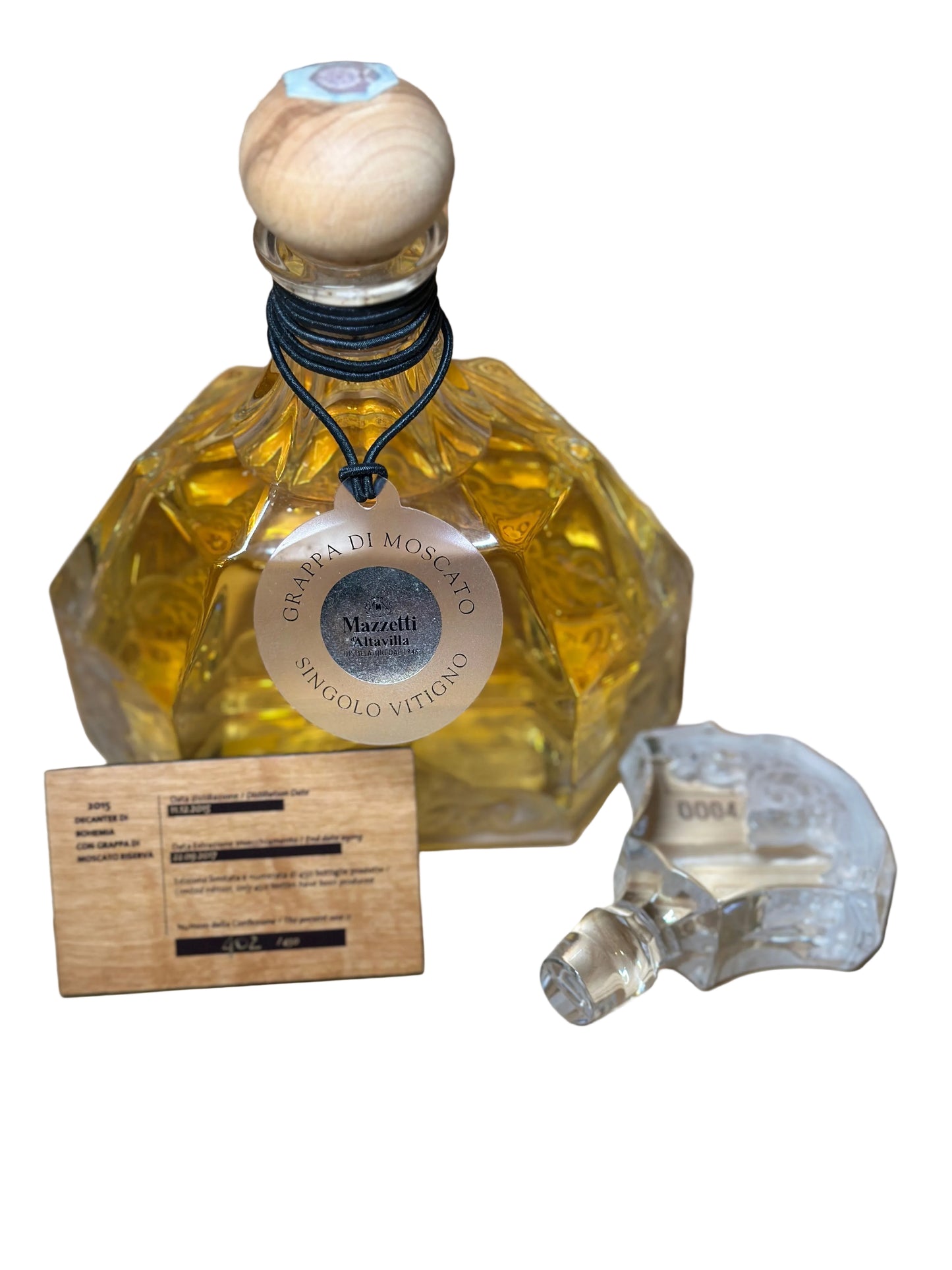 Mazzetti d'Altavilla, Grappa di Moscato 2015